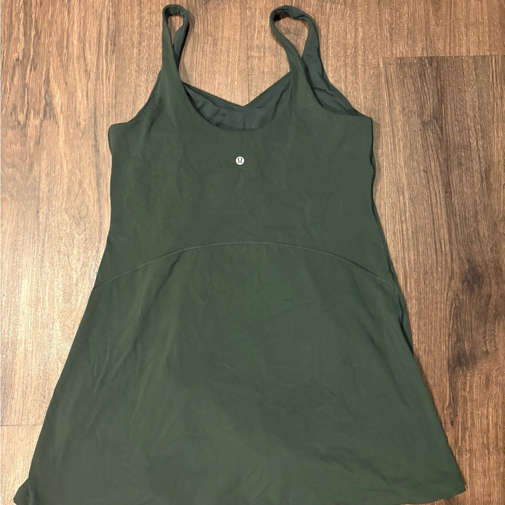Lululemon Athletica Dark Green Mini Dress - Picture 3 of 5